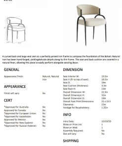 Arteriors Home Bahati Chair Natural New Arrivals 31 Arteriors Home Bahati Chair Natural New Arrivals