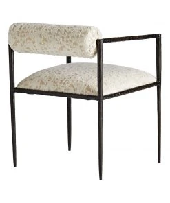 Arteriors Home New Arrivals Barbana Chair Facet Cream Chenille 4 Arteriors Home New Arrivals Barbana Chair Facet Cream Chenille