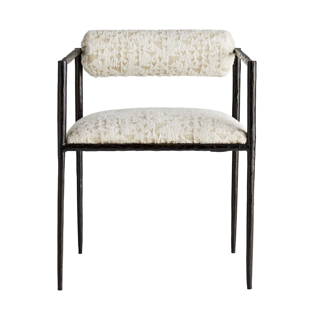 Arteriors Home New Arrivals Barbana Chair Facet Cream Chenille Arteriors Home New Arrivals Barbana Chair Facet Cream Chenille