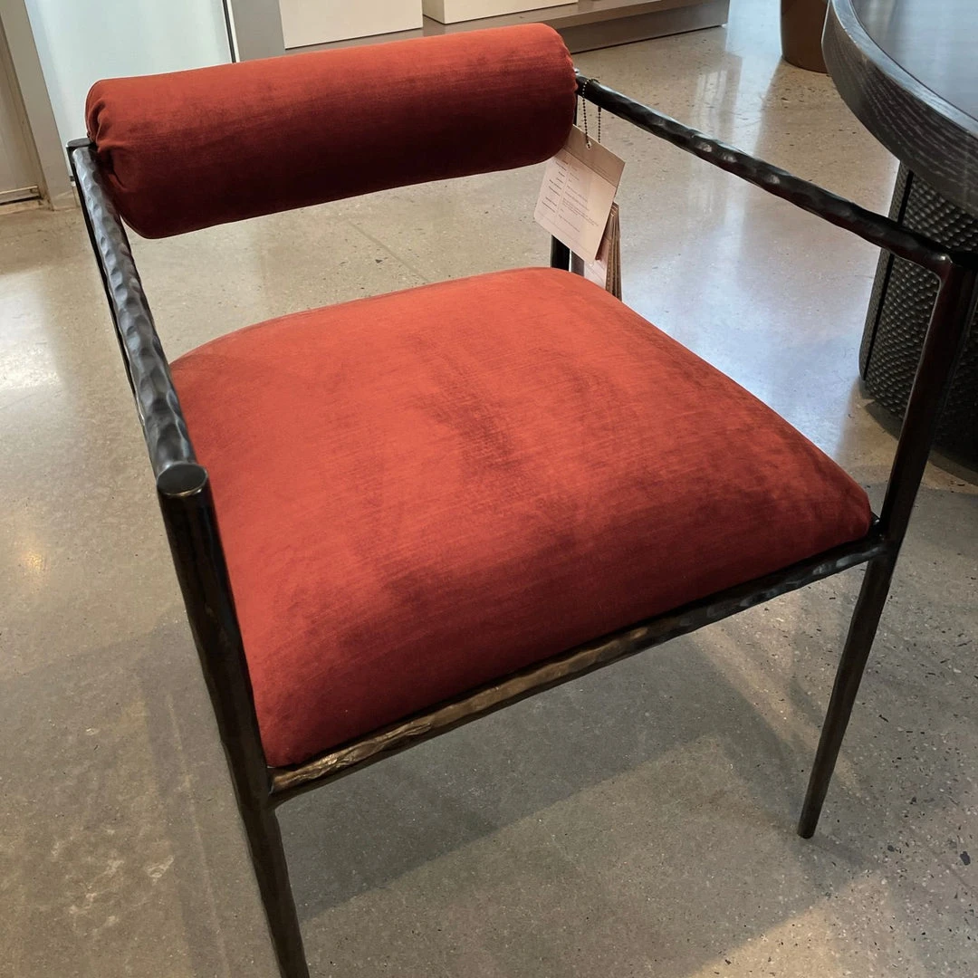 Arteriors Home Barbana Chair Paprika Velvet New Arrivals 5 Arteriors Home Barbana Chair Paprika Velvet New Arrivals