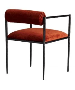 Arteriors Home Barbana Chair Paprika Velvet New Arrivals 17 Arteriors Home Barbana Chair Paprika Velvet New Arrivals