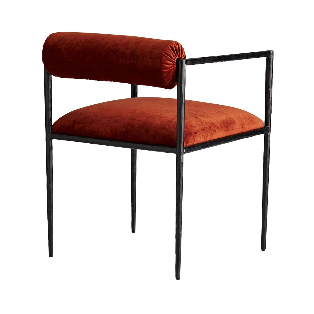 Arteriors Home Barbana Chair Paprika Velvet New Arrivals 7 Arteriors Home Barbana Chair Paprika Velvet New Arrivals