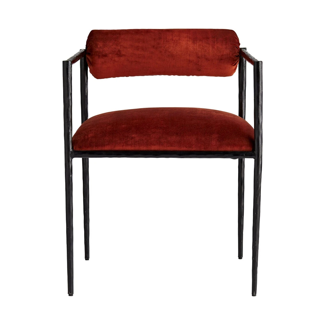 Arteriors Home Barbana Chair Paprika Velvet New Arrivals 9 Arteriors Home Barbana Chair Paprika Velvet New Arrivals