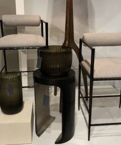 Arteriors Home New Arrivals Barbana Counter Stool Pewter Texture