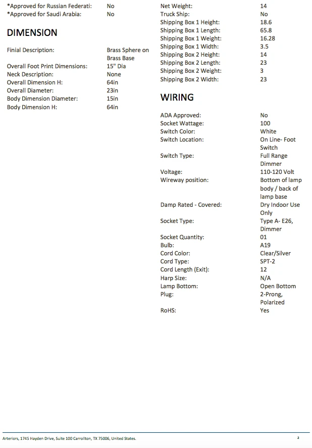 Arteriors Home Belden Floor Lamp Bronze 10 Arteriors Home Belden Floor Lamp Bronze