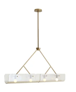 Arteriors Home Bend Linear Pendant Amber Brass New Arrivals 5 Arteriors Home Bend Linear Pendant Amber Brass New Arrivals