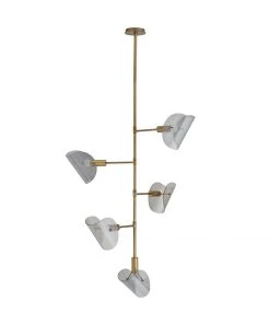 Arteriors Home New Arrivals Bend Chandelier Smoke Brass 21 Arteriors Home New Arrivals Bend Chandelier Smoke Brass