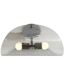 Arteriors Home New Arrivals Bend Flushmount Smoke And Steel 15 Arteriors Home New Arrivals Bend Flushmount Smoke And Steel