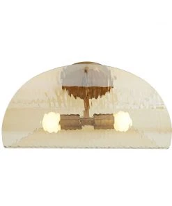 Arteriors Home New Arrivals Bend Flushmount Amber And Brass 14 Arteriors Home New Arrivals Bend Flushmount Amber And Brass