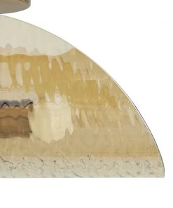 Arteriors Home New Arrivals Bend Flushmount Amber And Brass 17 Arteriors Home New Arrivals Bend Flushmount Amber And Brass