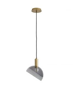 Arteriors Home New Arrivals Bend Pendant Smoke Brass 22 Arteriors Home New Arrivals Bend Pendant Smoke Brass
