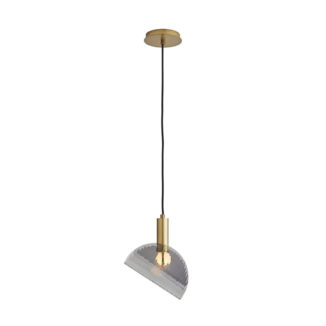 Arteriors Home New Arrivals Bend Pendant Smoke Brass 10 Arteriors Home New Arrivals Bend Pendant Smoke Brass