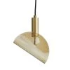 Arteriors Home Bend Pendant Amber Brass New Arrivals