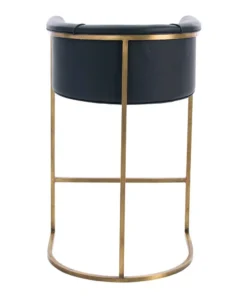 Arteriors Home Calvin Bar Stool Black Leather And Brass 10 Arteriors Home Calvin Bar Stool Black Leather And Brass