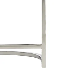 Arteriors Home New Arrivals Calvin Counter Stool Muslin And Polished Nickel