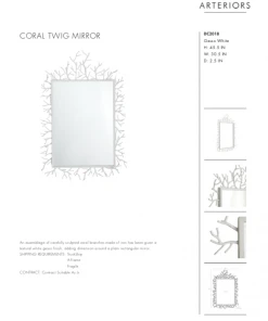 Arteriors Home New Arrivals Coral Twig Mirror 17 Arteriors Home New Arrivals Coral Twig Mirror