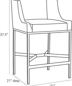 Arteriors Home New Arrivals Dalia Counter Stool Morel 20 Arteriors Home New Arrivals Dalia Counter Stool Morel