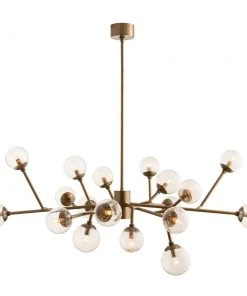 Arteriors Home Dallas Medium Chandelier Vintage Brass New Arrivals