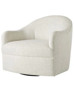 Arteriors Home Delfino Chair Frost Linen Swivel New Arrivals