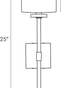 Arteriors Home New Arrivals Dixie Sconce Polished Nickel