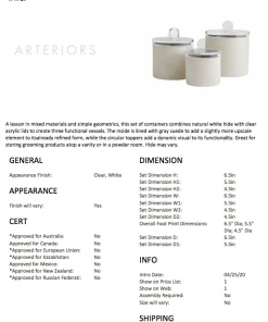 Arteriors Home New Arrivals Dora Containers Set Of Three 18 Arteriors Home New Arrivals Dora Containers Set Of Three