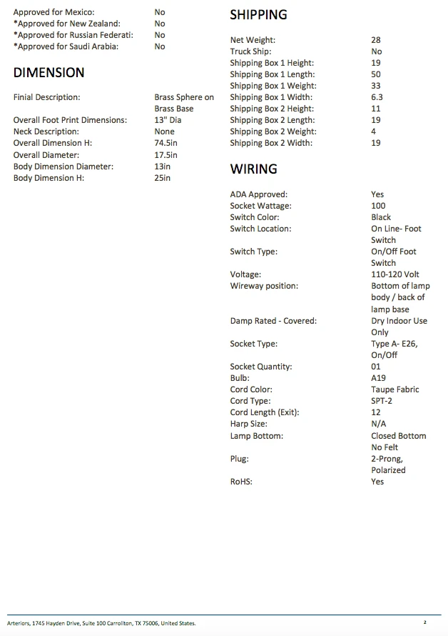 Arteriors Home New Arrivals Dorchester Floor Lamp Antique Brass 13 Arteriors Home New Arrivals Dorchester Floor Lamp Antique Brass