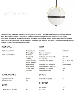Arteriors Home New Arrivals Dorothy Pendant