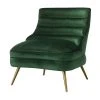 Arteriors Home Dune Chair Emerald Velvet