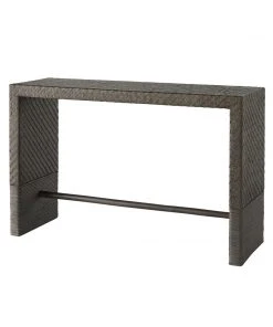 Arteriors Home Dutch Console Grey Rattan