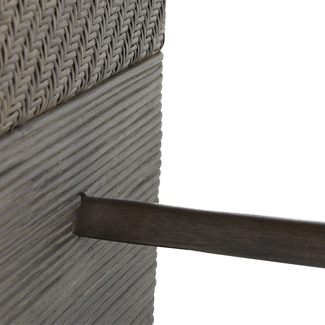 Arteriors Home Dutch Console Grey Rattan 9 Arteriors Home Dutch Console Grey Rattan