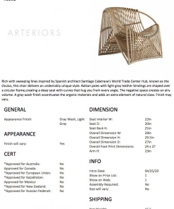 Arteriors Home Eleanor Chair 29 Arteriors Home Eleanor Chair