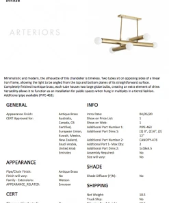 Arteriors Home Emerson Chandelier