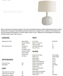 Arteriors Home Erickson Lamp New Arrivals 18 Arteriors Home Erickson Lamp New Arrivals