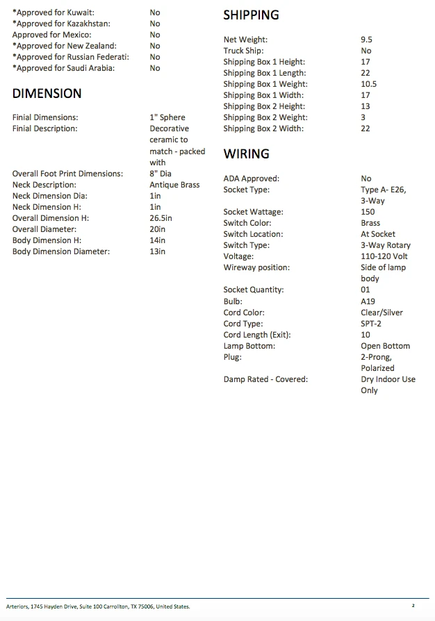 Arteriors Home Erickson Lamp New Arrivals 11 Arteriors Home Erickson Lamp New Arrivals