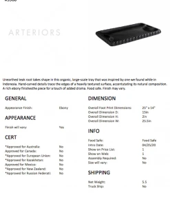 Arteriors Home New Arrivals Evans Tray 9 Arteriors Home New Arrivals Evans Tray