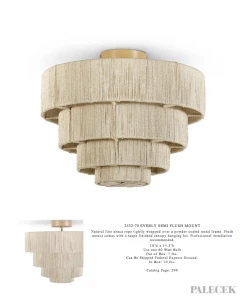 Palecek Everly Semi Flush Mount New Arrivals 9 Palecek Everly Semi Flush Mount New Arrivals
