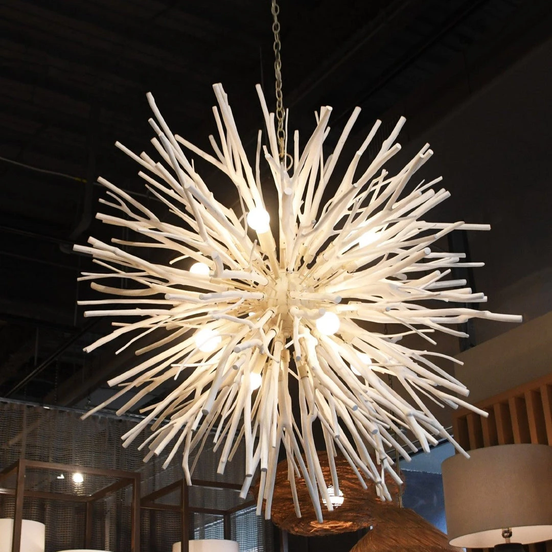 Arteriors Home Finch Chandelier White 9 Arteriors Home Finch Chandelier White