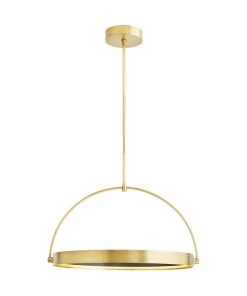 Arteriors Home New Arrivals Fisk Pendant Antique Brass