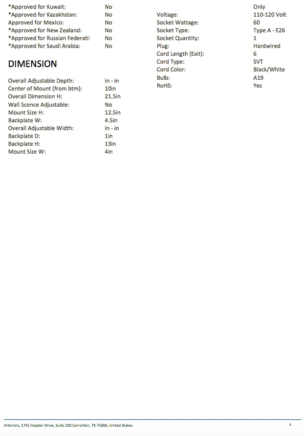 Arteriors Home Franklin Sconce 13 Arteriors Home Franklin Sconce