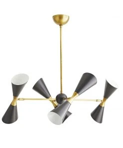 Arteriors Home New Arrivals Fuentes Chandelier Black 24 Arteriors Home New Arrivals Fuentes Chandelier Black