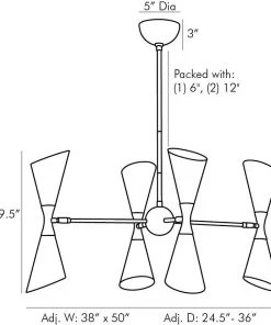 Arteriors Home New Arrivals Fuentes Chandelier Black 30 Arteriors Home New Arrivals Fuentes Chandelier Black