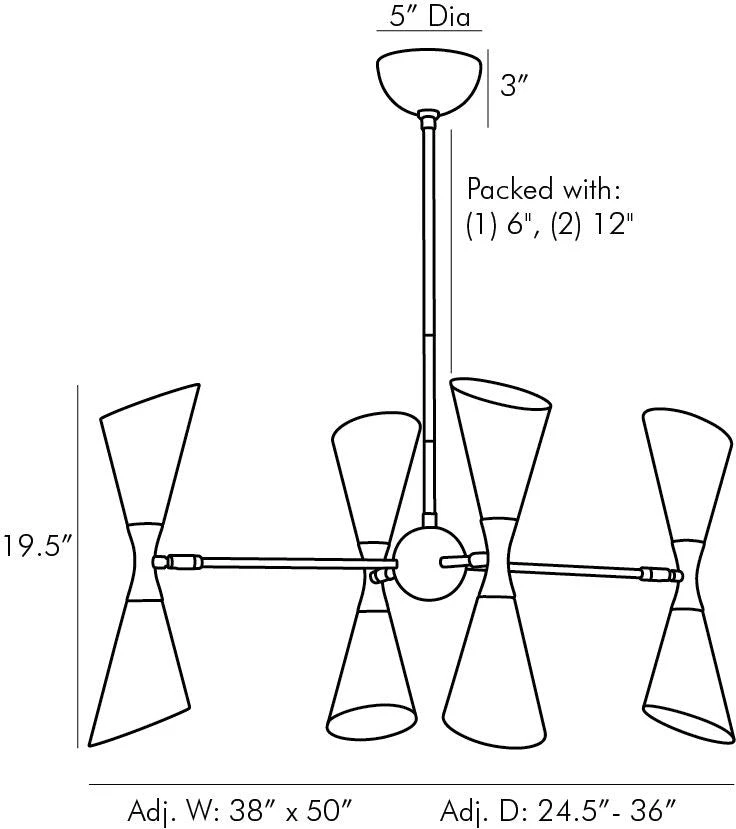 Arteriors Home New Arrivals Fuentes Chandelier Black 16 Arteriors Home New Arrivals Fuentes Chandelier Black