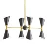 Arteriors Home New Arrivals Fuentes Chandelier Black
