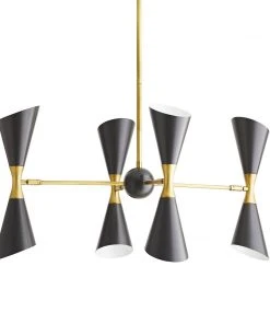 Arteriors Home New Arrivals Fuentes Chandelier Black