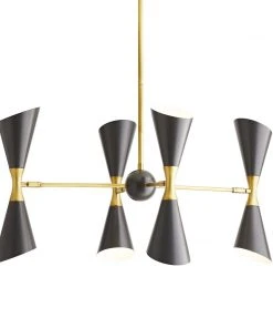 Arteriors Home New Arrivals Fuentes Chandelier Black 20 Arteriors Home New Arrivals Fuentes Chandelier Black