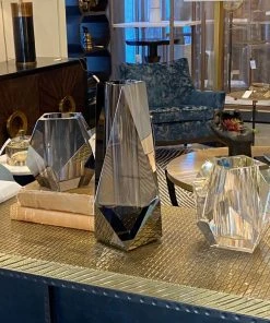 Arteriors Home New Arrivals Gemma Vase Smoke Gray 17 Arteriors Home New Arrivals Gemma Vase Smoke Gray