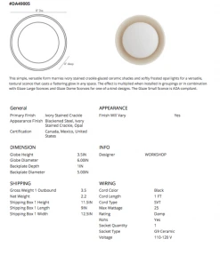 Arteriors Home Glaze Small Sconce New Arrivals 17 Arteriors Home Glaze Small Sconce New Arrivals