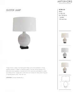 Arteriors Home New Arrivals Glister Lamp 19 Arteriors Home New Arrivals Glister Lamp