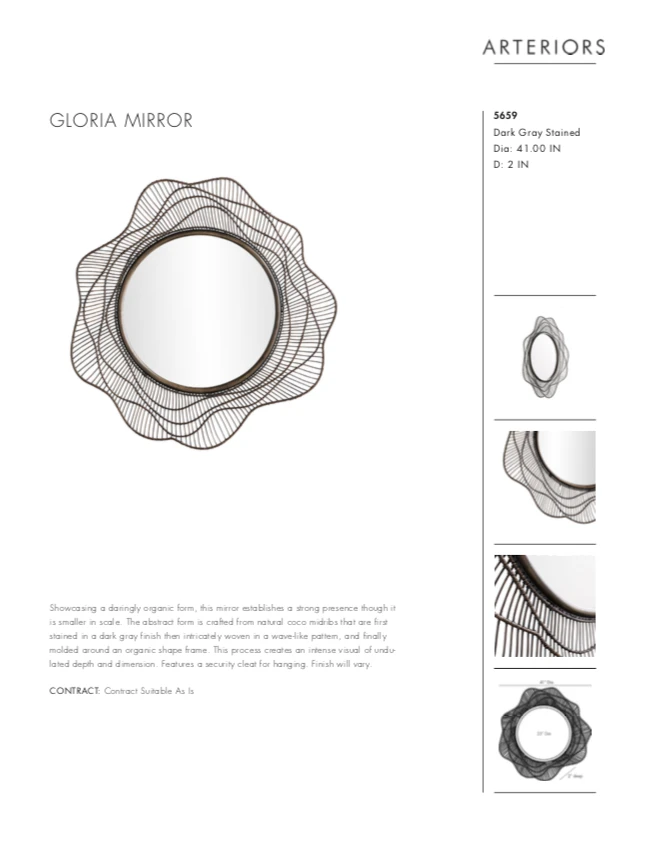 Arteriors Home New Arrivals Gloria Mirror 9 Arteriors Home New Arrivals Gloria Mirror