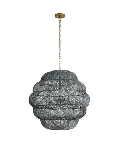 Arteriors Home Gwen Pendant Dark Gray 15 Arteriors Home Gwen Pendant Dark Gray